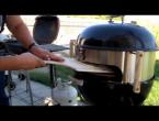 KettlePizza attachment on Weber One Touch Gold